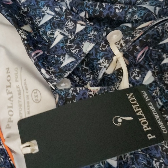 Men's Golf Polo Shirts Performance Moisture Wicking Dry Fit - Picture 7 of 7